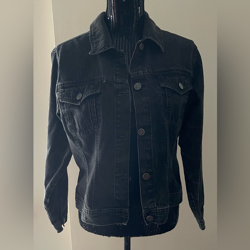 Grey Stonewashed Jean Jacket